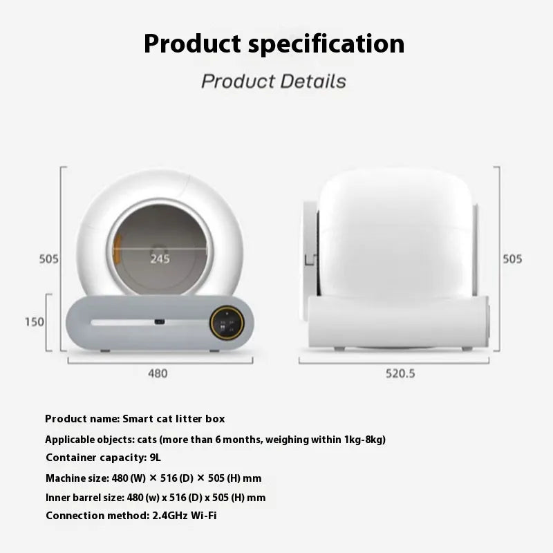 LitterLux™ Automatic Litter Box