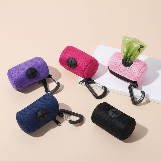 Pet Waste Bag Dispensers - Beige Background Display