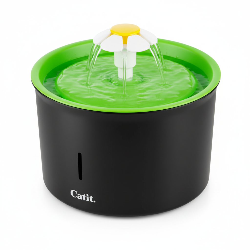 Water Fountain Black Green 3/4